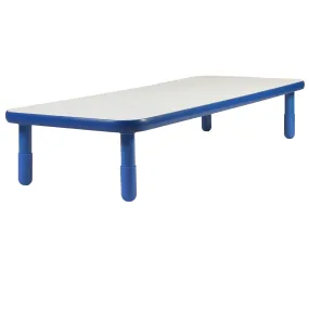 #46018 BaseLine 72" x 30" Rectangular Table - 
Royal Blue with 14" Legs