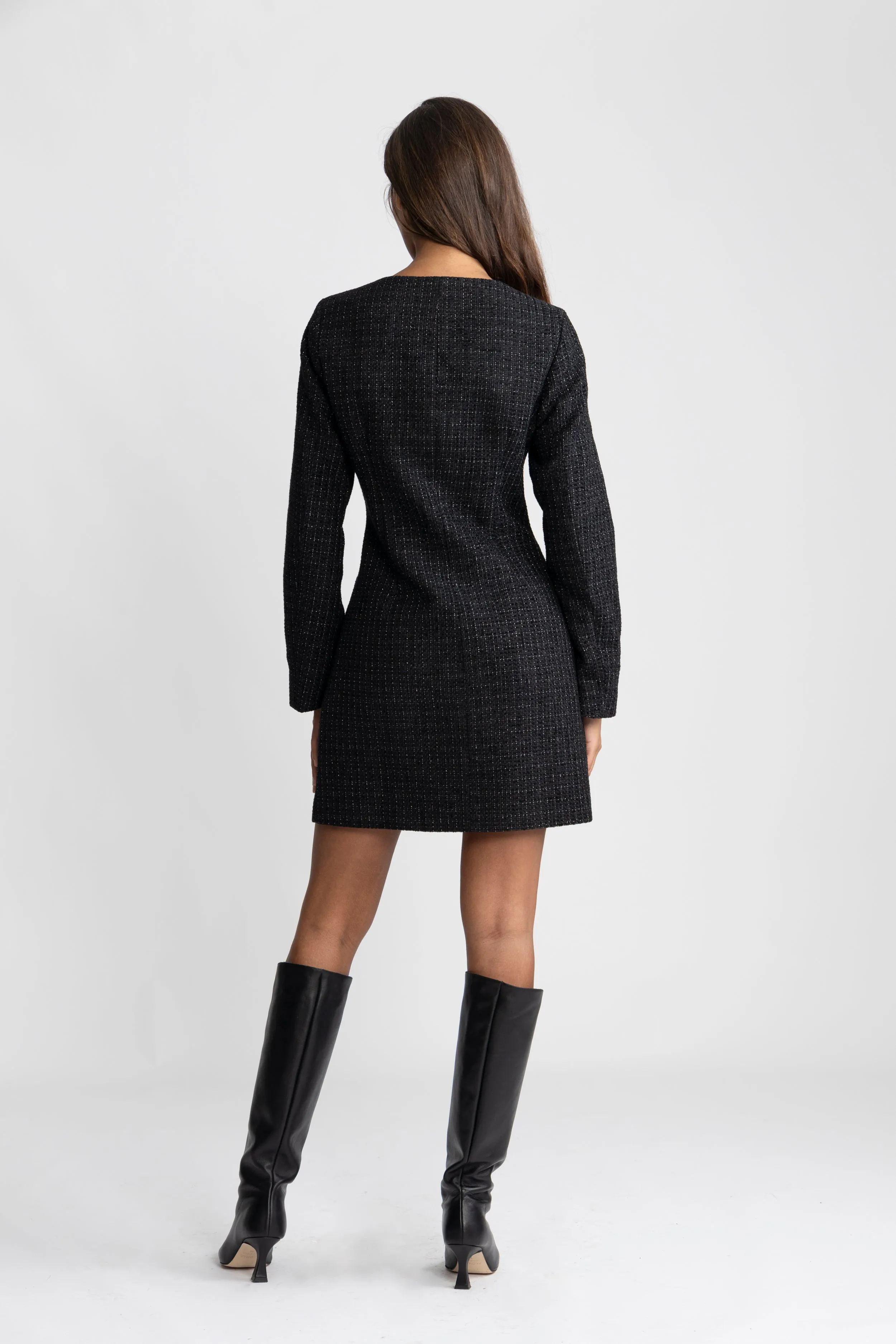 Botilde Boucle Dress - Black