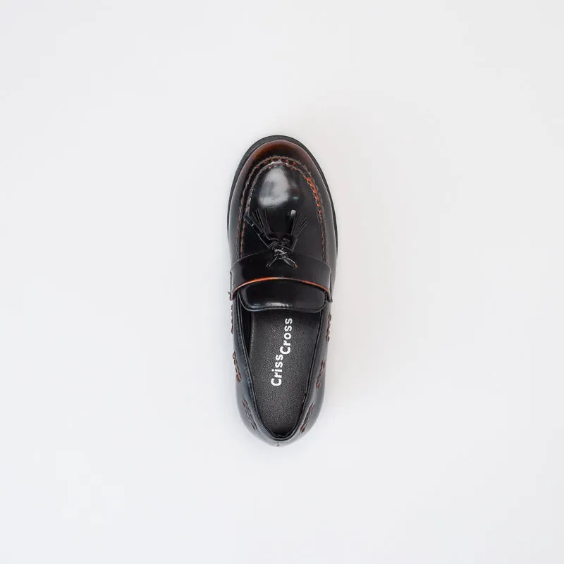 Boys Shine Tassel Slip On _ 150723