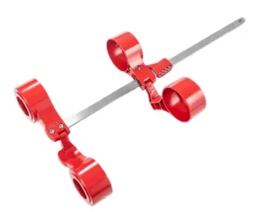 Brady Red 14-48" Diameter Pipe Blind Lockout - 2 Bolt Security 149230