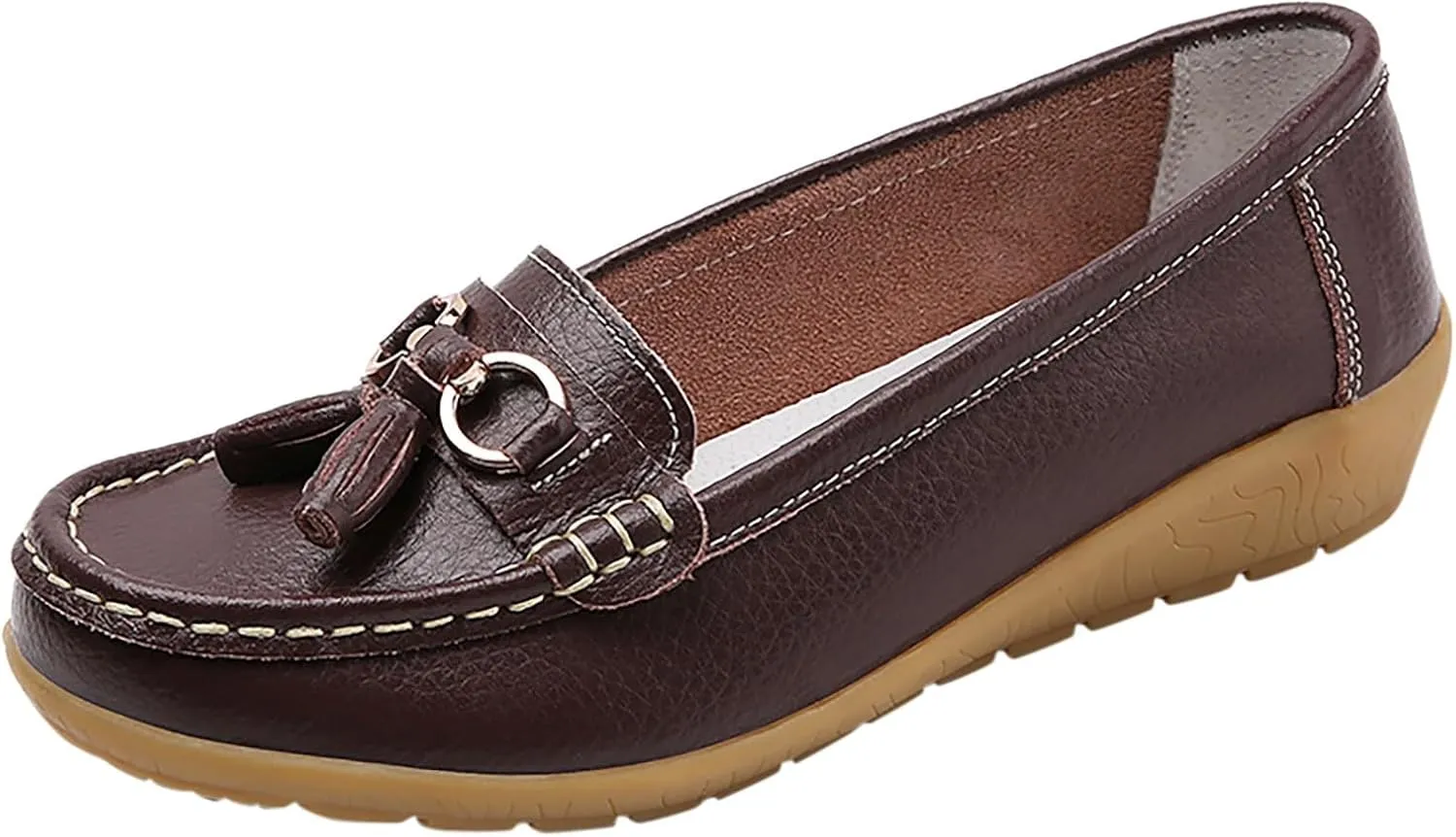 Comfy Shoes for Women Comfortable Walking Shoe Slip On Loafers Flat Penny Loafers Dress Office Shoes Business Shoe