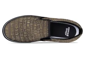 Hieroglyphics Slip Ons