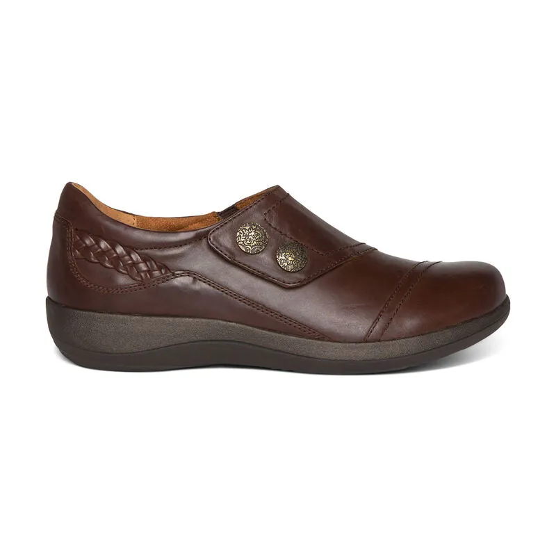 Karina Monk Loafer Wide Width in Brown