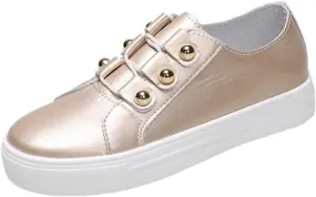 Ladmiple Sneakers For Women Slip On Low Top Fashion Dressy Casual Summer Comfort Non Slip Walking Shoes Flats Loafers