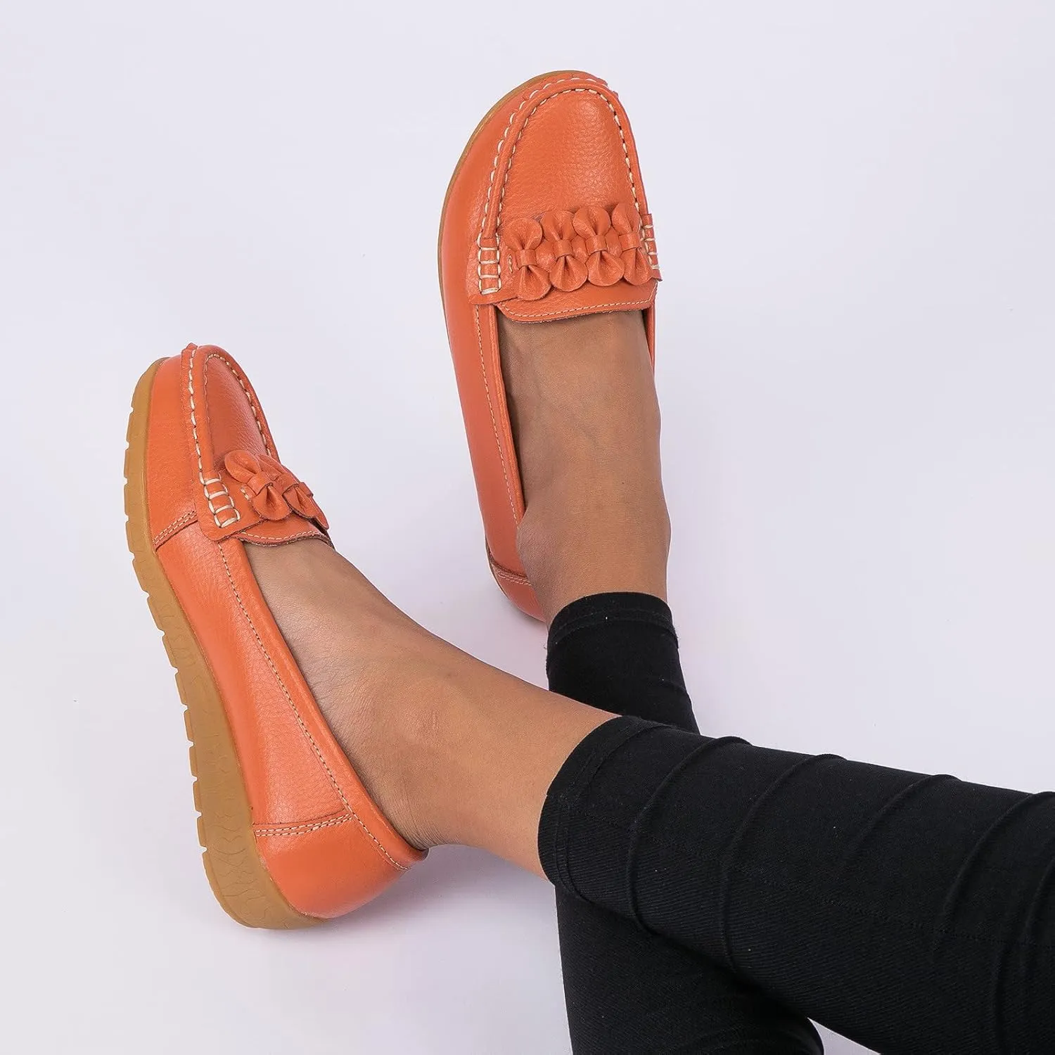 Loafers for Women Comfort Slip On Loafers 2025 Orthopedic Loafers Arch Support Dress Shoes Casual Walking Shoes