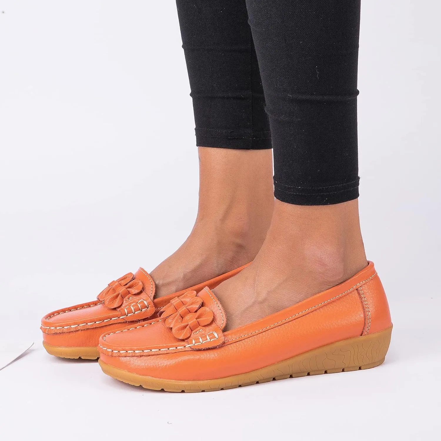 Loafers for Women Comfort Slip On Loafers 2025 Orthopedic Loafers Arch Support Dress Shoes Casual Walking Shoes