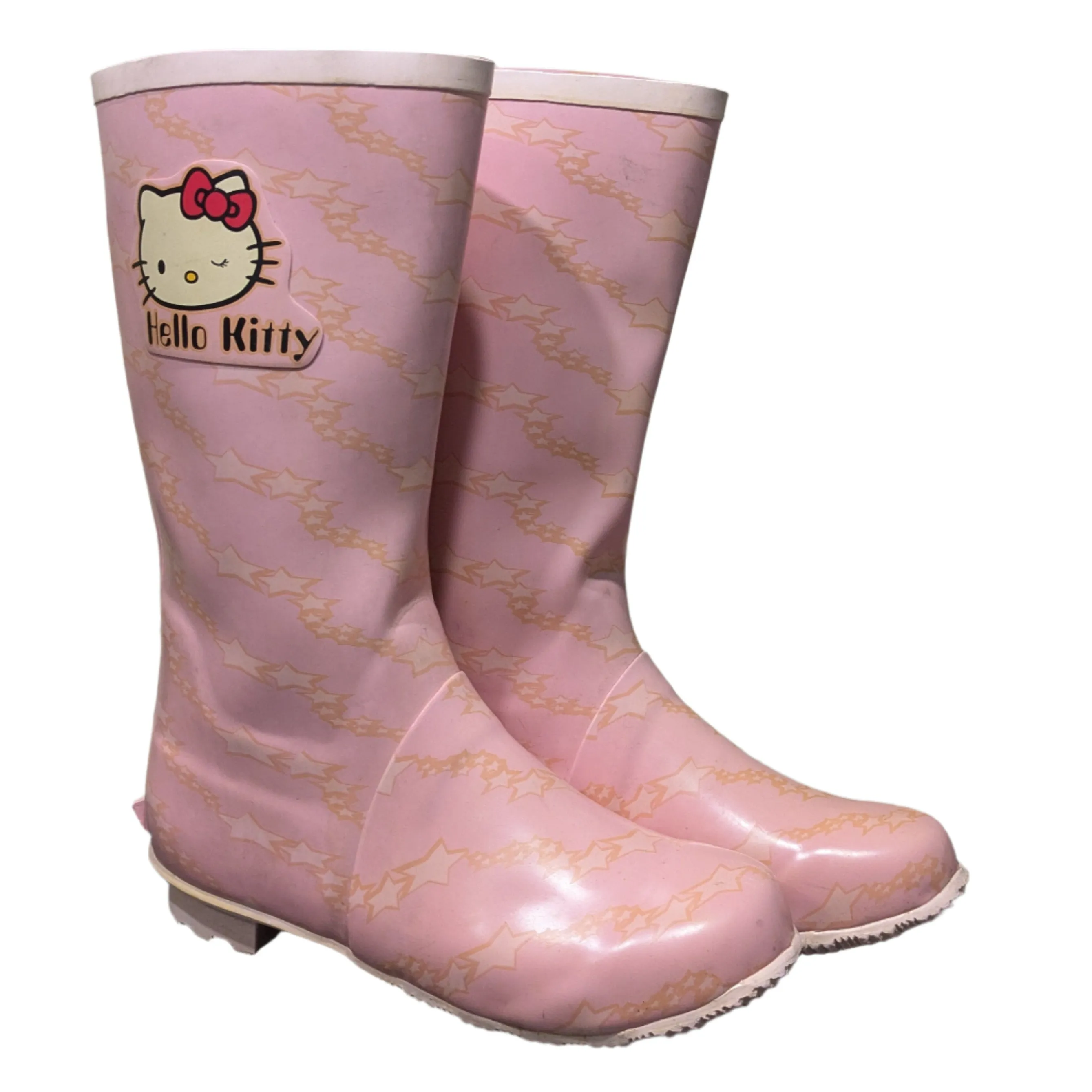 M&S Girls Hello Kitty Wellington Boots Size UK 6 / EU 39.5 / US 8