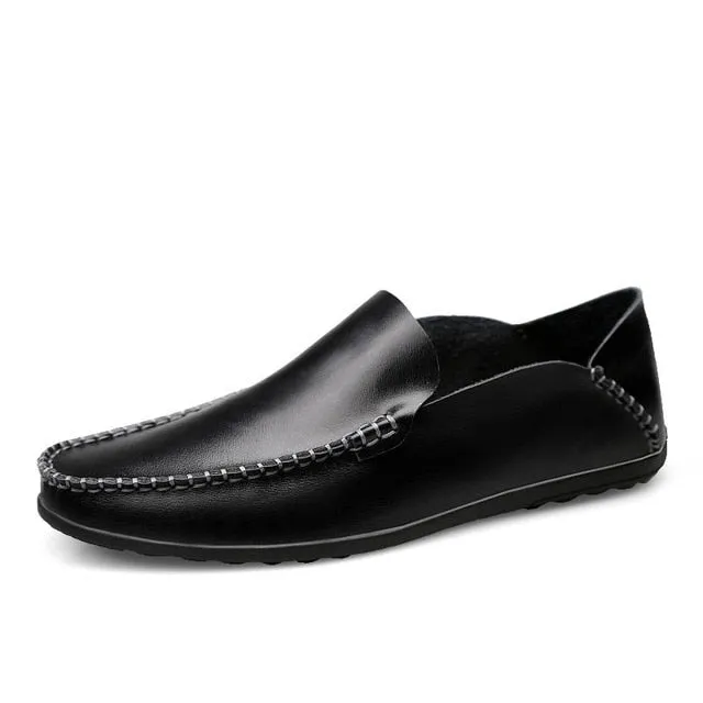 Men's Designer Genuine Leather Casual Loafer Shoes