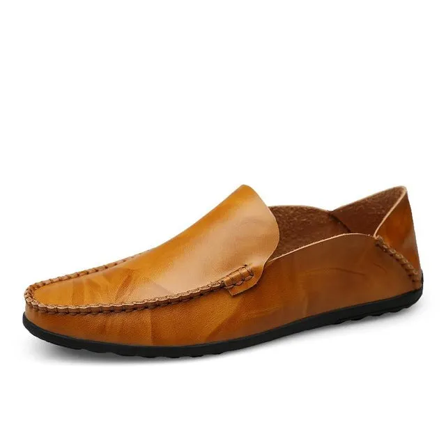 Men's Designer Genuine Leather Casual Loafer Shoes