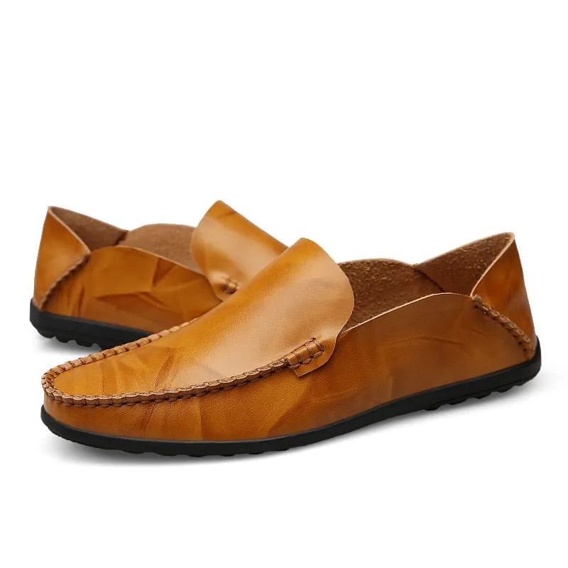 Men's Designer Genuine Leather Casual Loafer Shoes