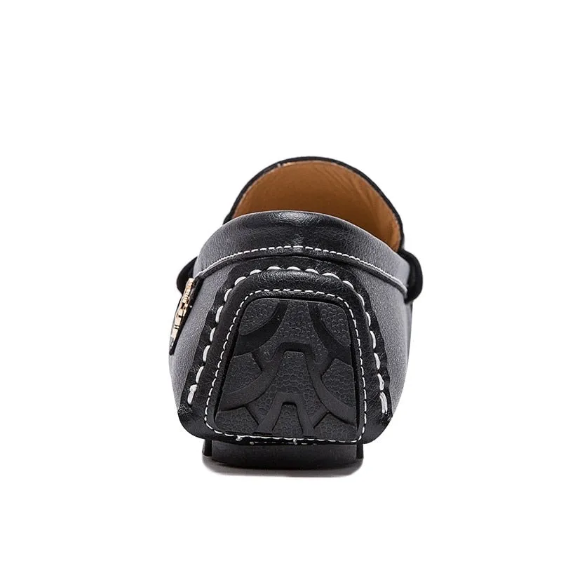 Mens Driving Leather Loafers