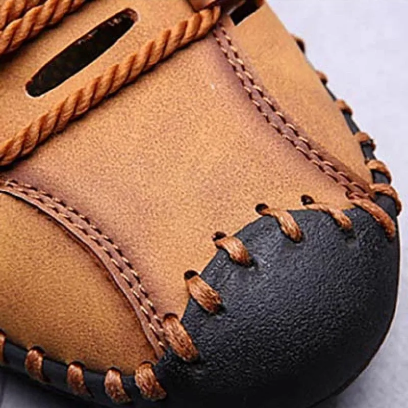 Men's Summer Casual Leather Loafers | Plus Size