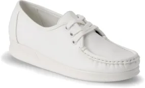 Nurse Mates Annie Lo Shoes | Full-Grain Leather | Slip-Resistant | Comfort Support | White