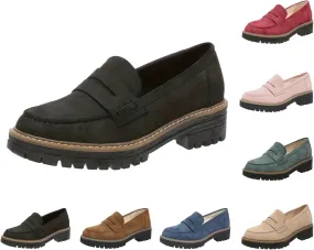 Orthoture-Orthopedic Platform Loafers Womens Round Toe Walking Shoes Comfort Lightweight Shoes Slip-on Casual Shoes