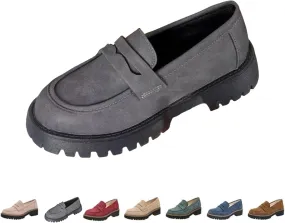 Orthoturee-Orthopedic Platform Loafers, Women Wide Toe Lightweight Casual Shoes, Comfort Orthopedic Shoes, Slip On Fashion for All Foot Shapes