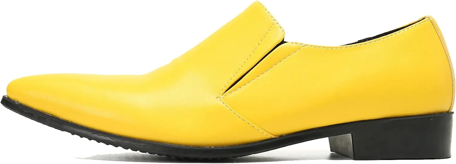 Santimon Men's Loafers Casual Penny Slip On Loafers for Men Fashion Prom Wedding Ballroom Tuxedo Party Smoking Summer Walking Shoes for Boy