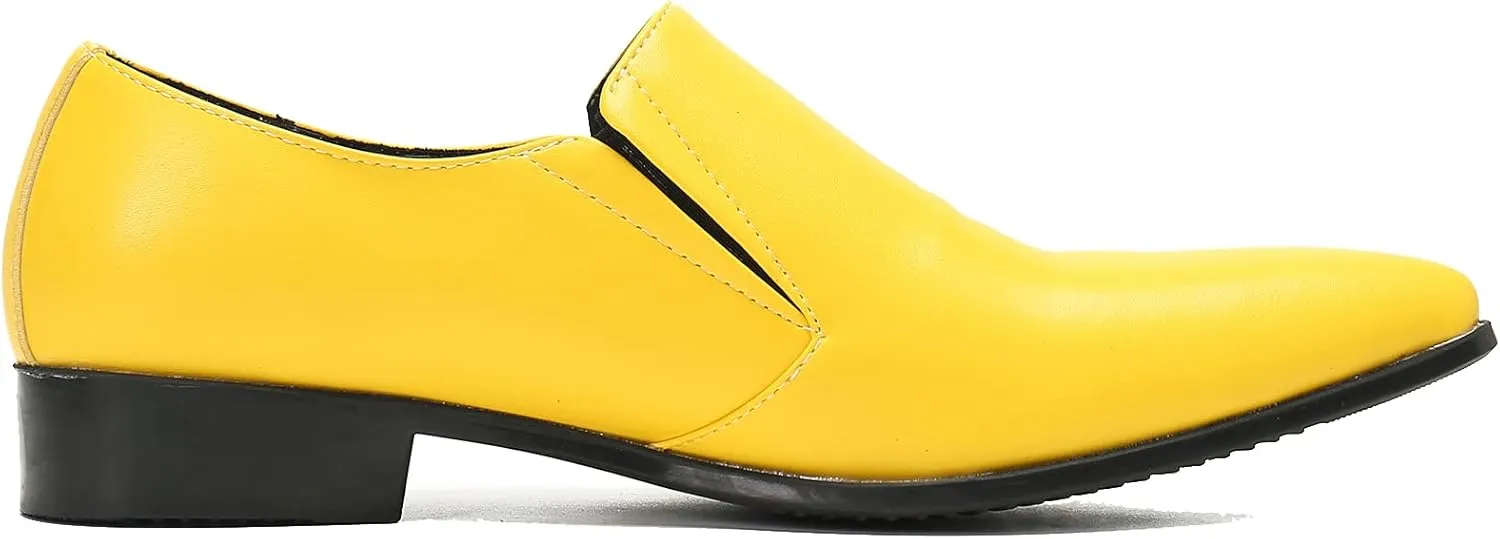 Santimon Men's Loafers Casual Penny Slip On Loafers for Men Fashion Prom Wedding Ballroom Tuxedo Party Smoking Summer Walking Shoes for Boy
