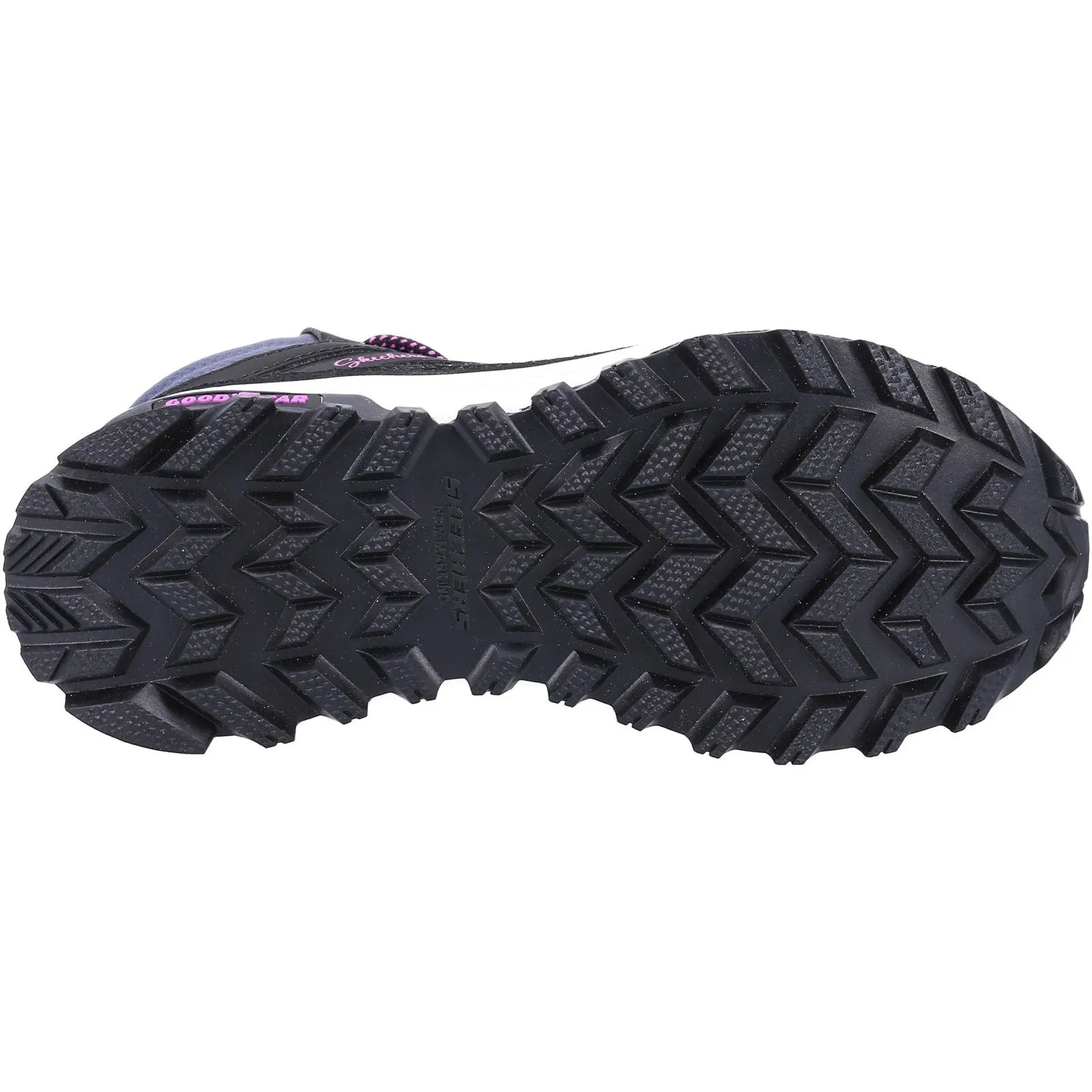 Skechers Girls Fuse Tread Let's Explore Boots - Black