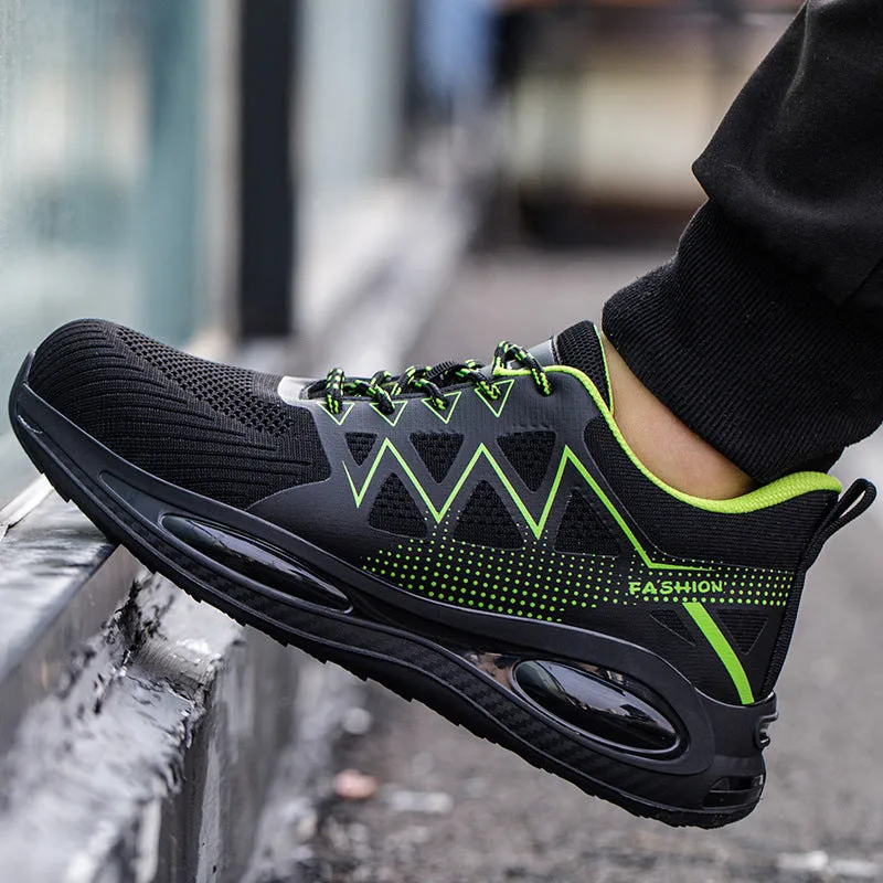 Steel Toe Shoes for Men Women Safety Work Indestructible Lightweight Work Sneakers
