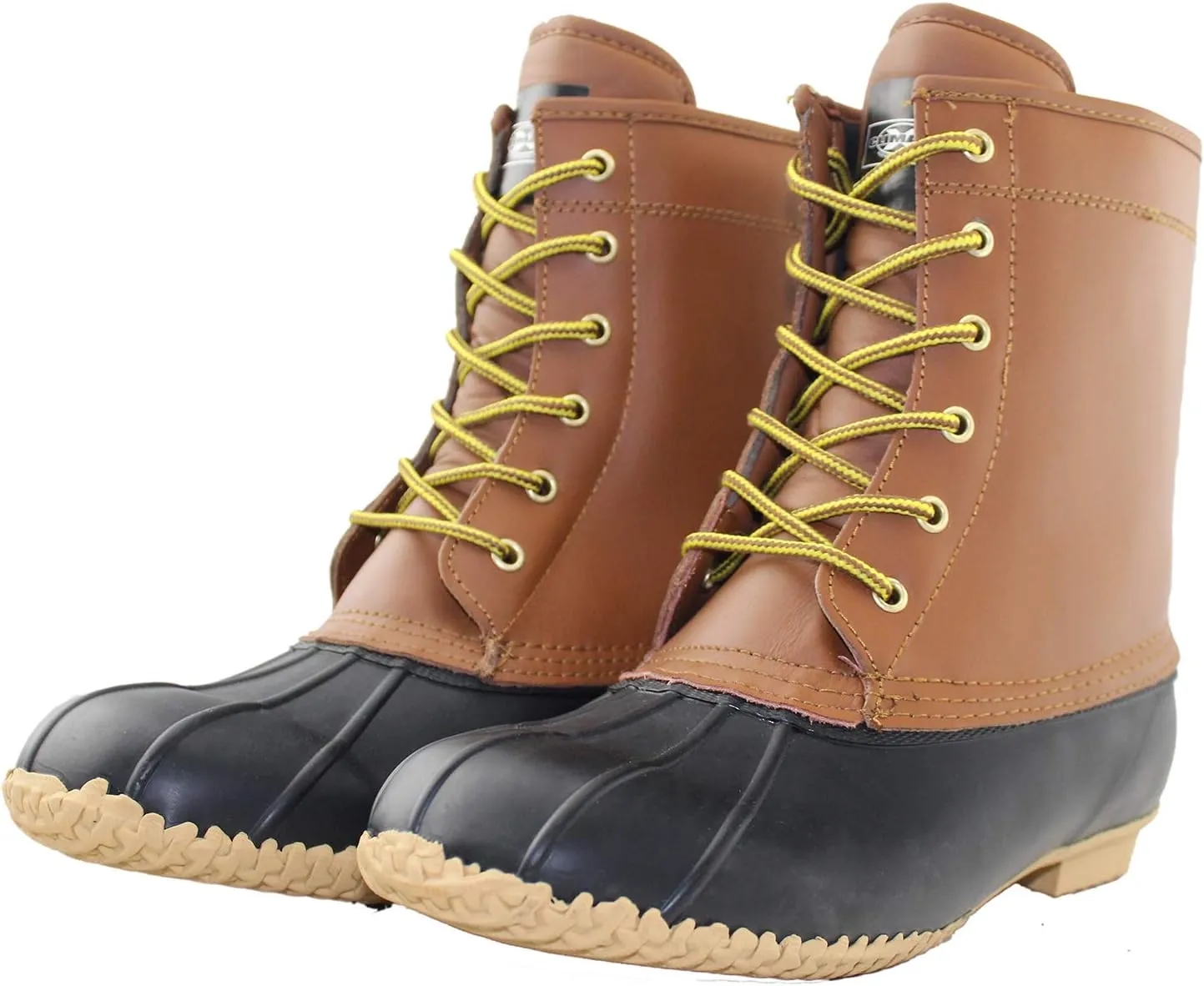 Tanleewa Mens Winter Warm Waterproof Thinsulate Leather Snow Duck Boots