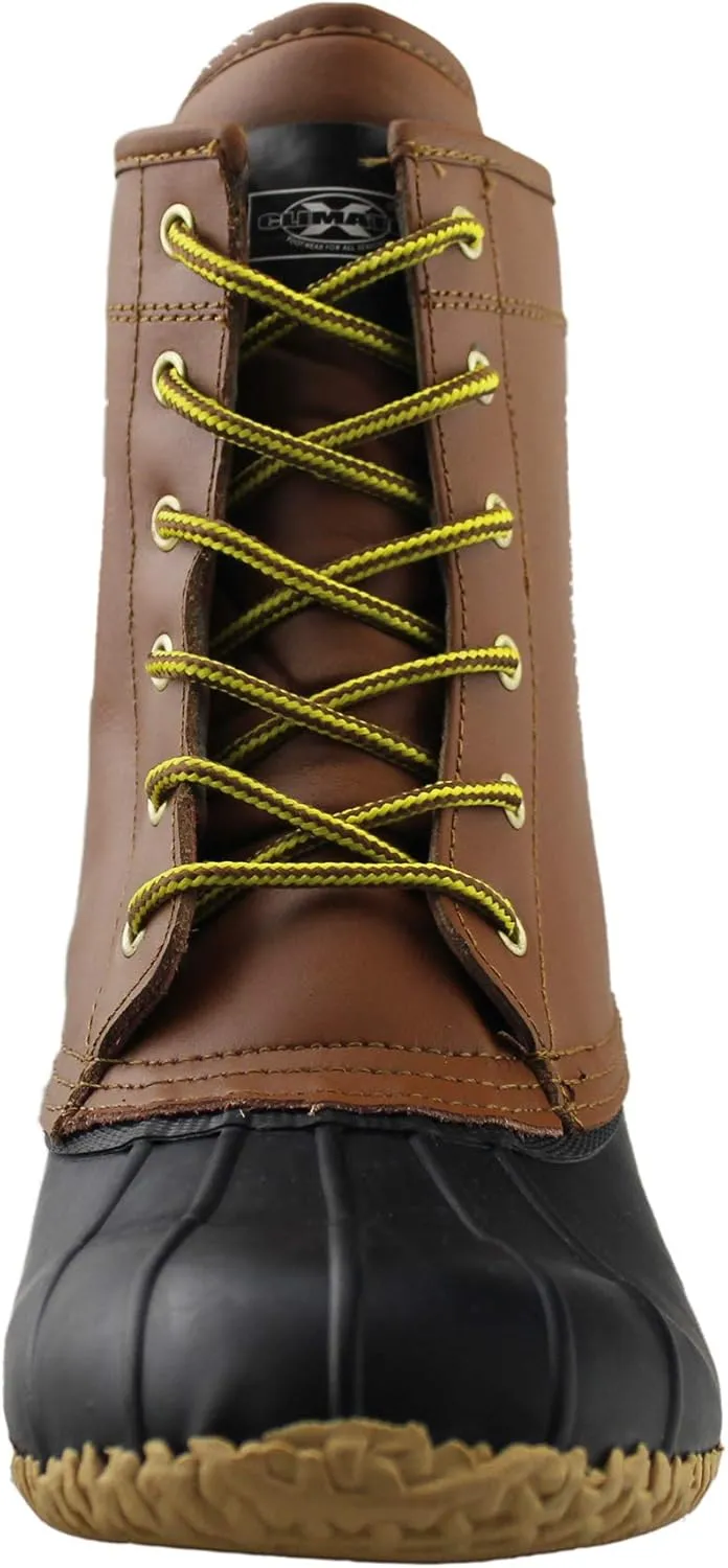 Tanleewa Mens Winter Warm Waterproof Thinsulate Leather Snow Duck Boots