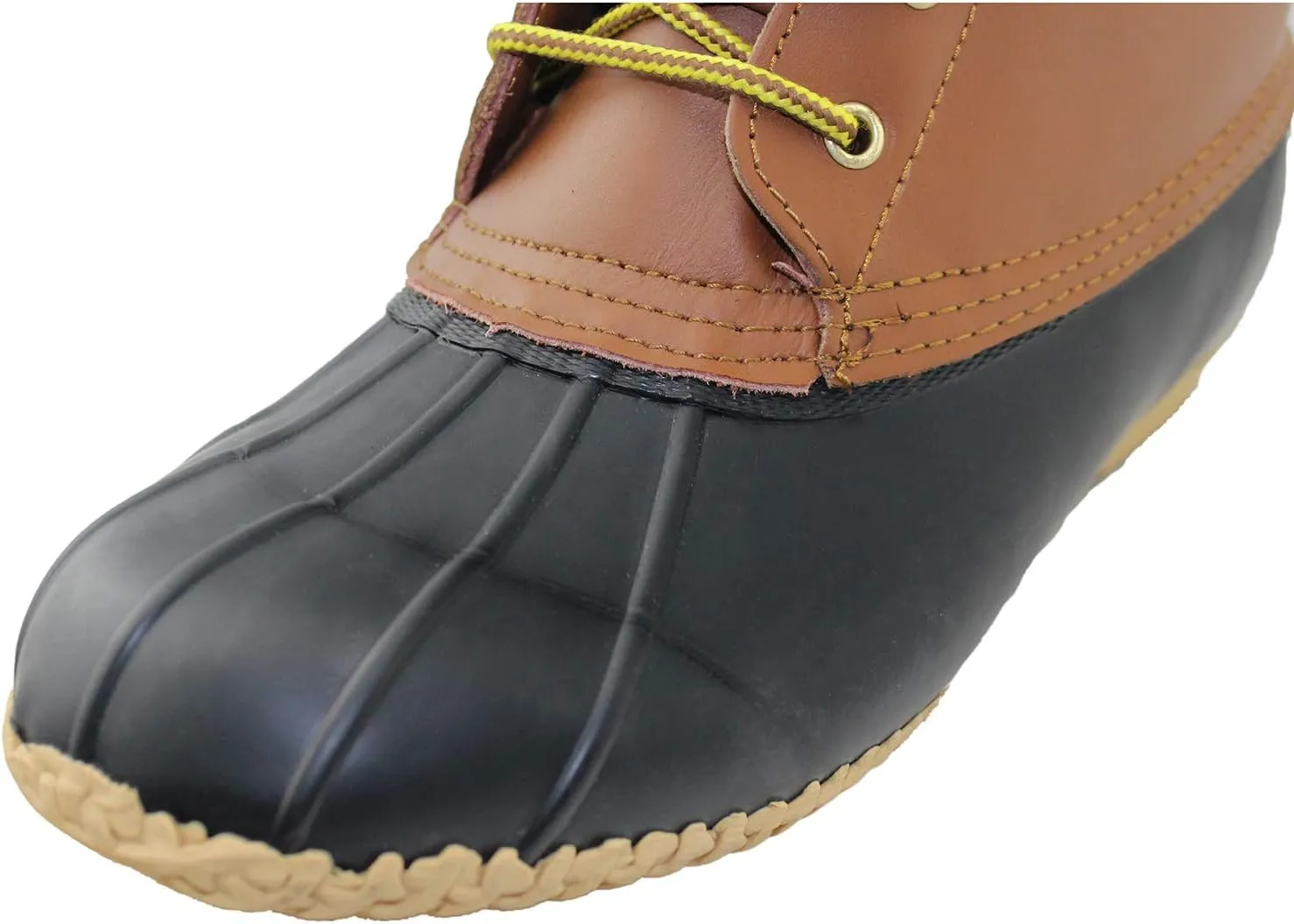Tanleewa Mens Winter Warm Waterproof Thinsulate Leather Snow Duck Boots