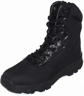 Tebapi Mens Backpacking Boots Men Military Tactical Boots Autumn Winter Waterproof Leather Army Boots Desert Safty Work Shoes Combat Ankle Boots