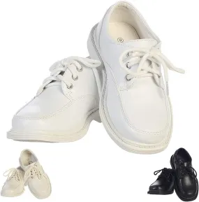 Toddler Boys Dress Shoes White Size 9 Baptism 1st First Communion Little Kids Tuxedo Kid Oxford Loafers Ring Bearer Zapatos blancos para niños