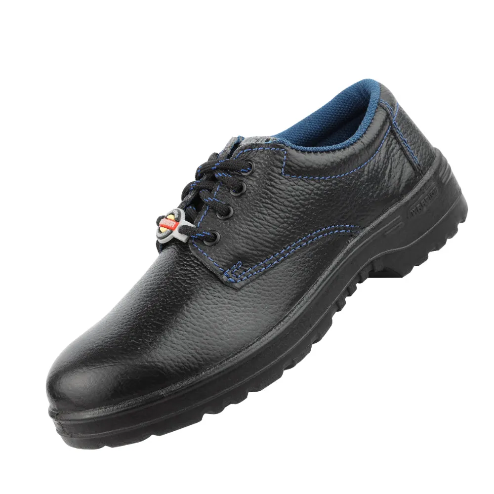 Warrior Black Industrial Safety Shoes for Men 98-01 By Liberty