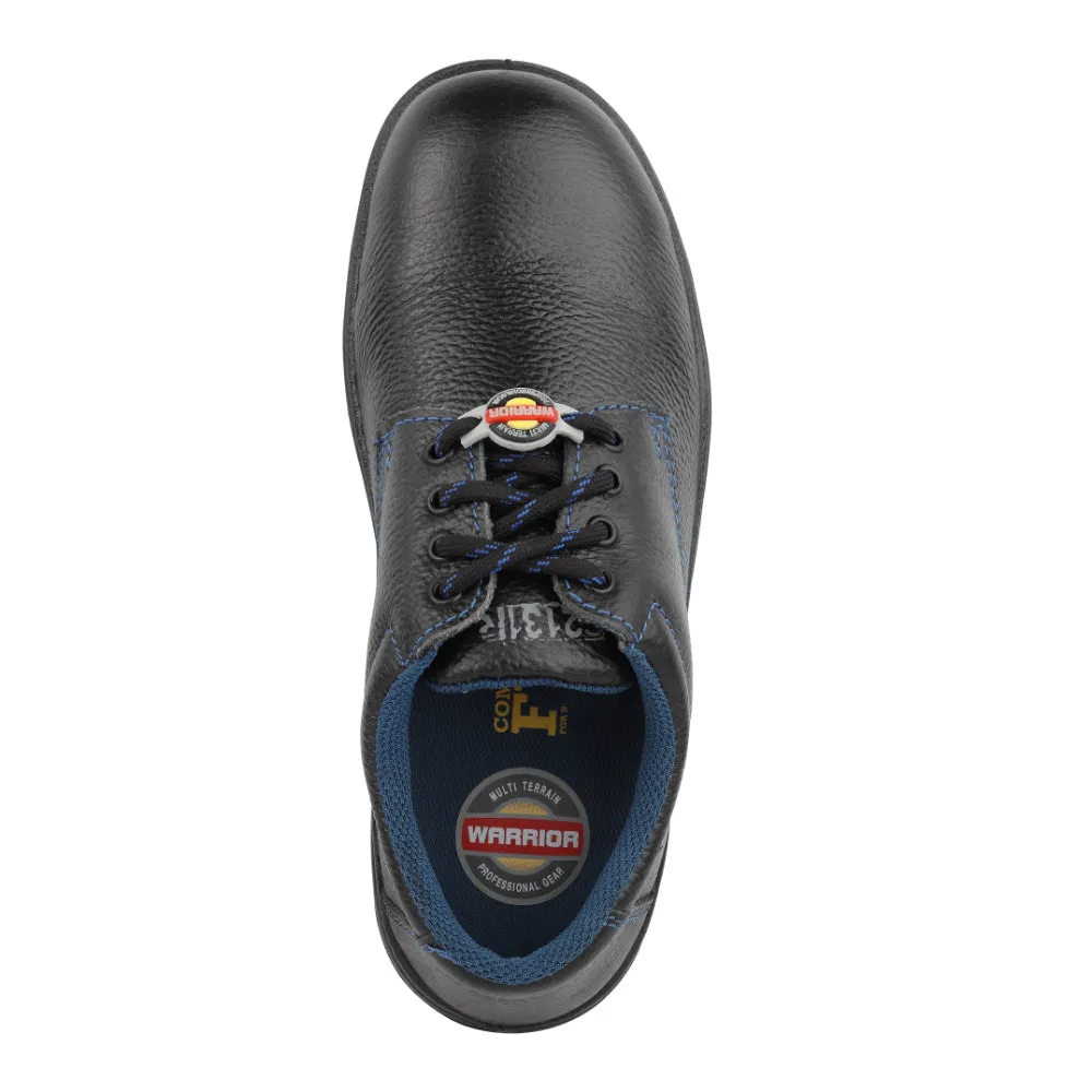 Warrior Black Industrial Safety Shoes for Men 98-01 By Liberty