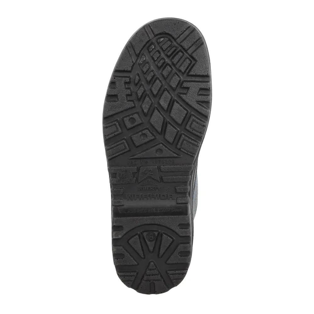 Warrior Black Industrial Safety Shoes for Men 98-01 By Liberty