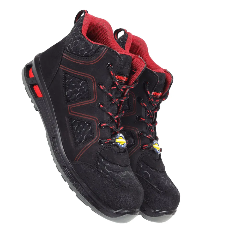 Warrior Red Fiber Glass Toe Industrial Safety Boots for Men ENVY NEPTUNE BOOT By Liberty