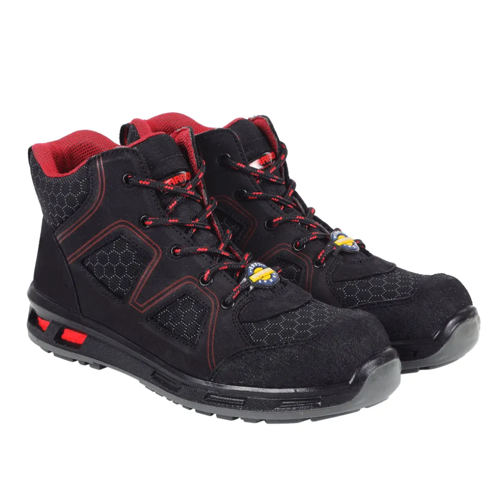 Warrior Red Fiber Glass Toe Industrial Safety Boots for Men ENVY NEPTUNE BOOT By Liberty