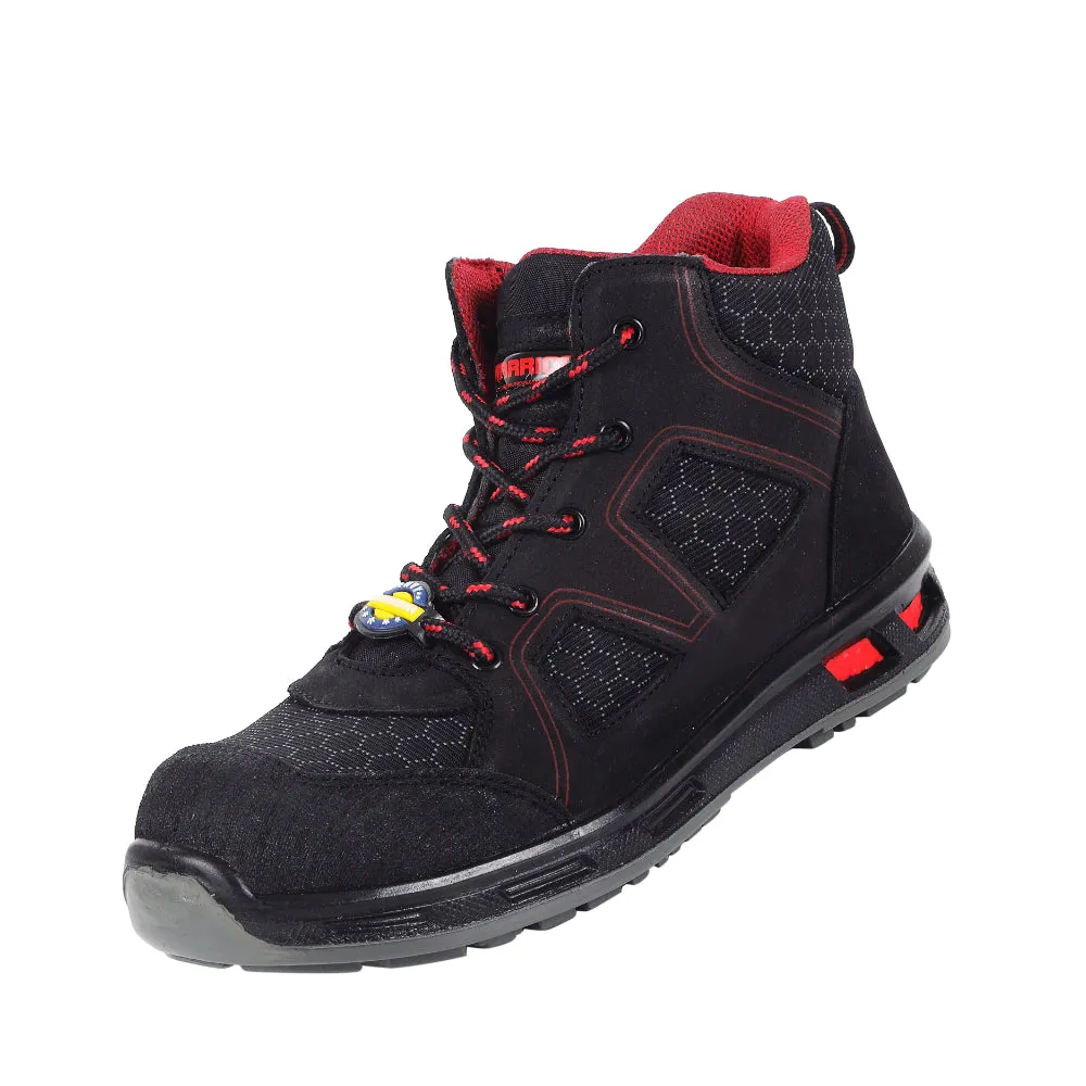 Warrior Red Fiber Glass Toe Industrial Safety Boots for Men ENVY NEPTUNE BOOT By Liberty