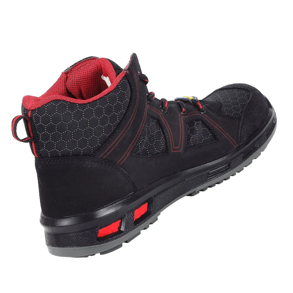 Warrior Red Fiber Glass Toe Industrial Safety Boots for Men ENVY NEPTUNE BOOT By Liberty