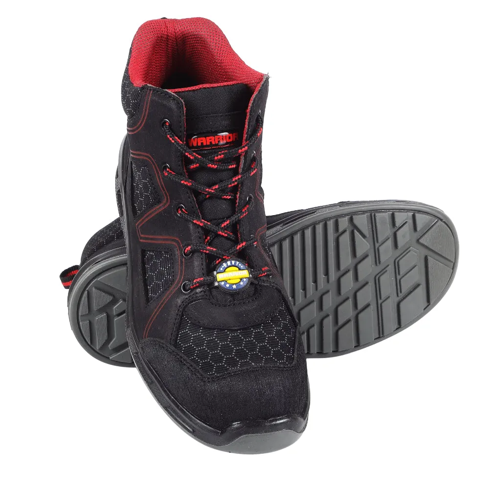 Warrior Red Fiber Glass Toe Industrial Safety Boots for Men ENVY NEPTUNE BOOT By Liberty