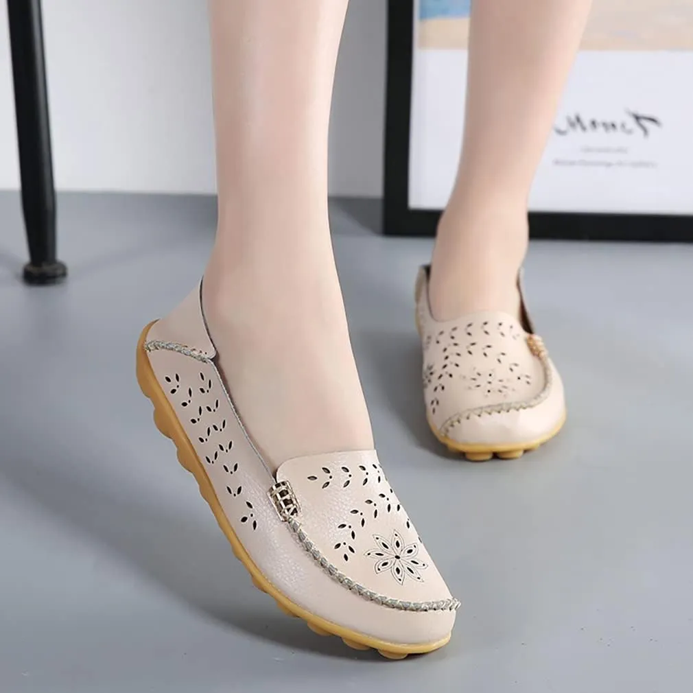 WERWAES Loafers for Women, Fashionable Comfort Casual Women Loafers Non-Slip Durable Moccasins Soft Breathable Business Walk Flats