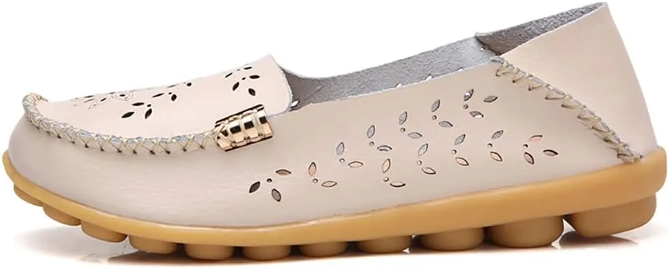 WERWAES Loafers for Women, Fashionable Comfort Casual Women Loafers Non-Slip Durable Moccasins Soft Breathable Business Walk Flats