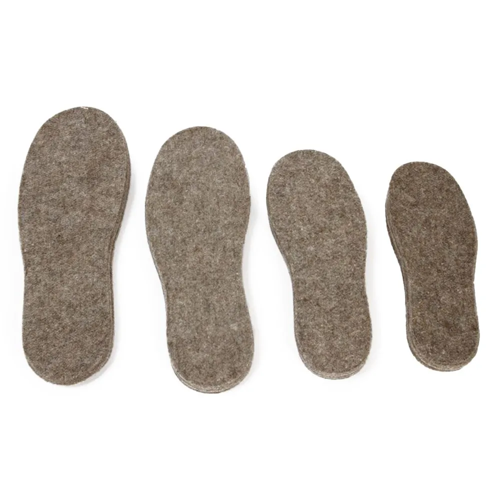 Wholesale Thin Alpaca/Wool Insoles