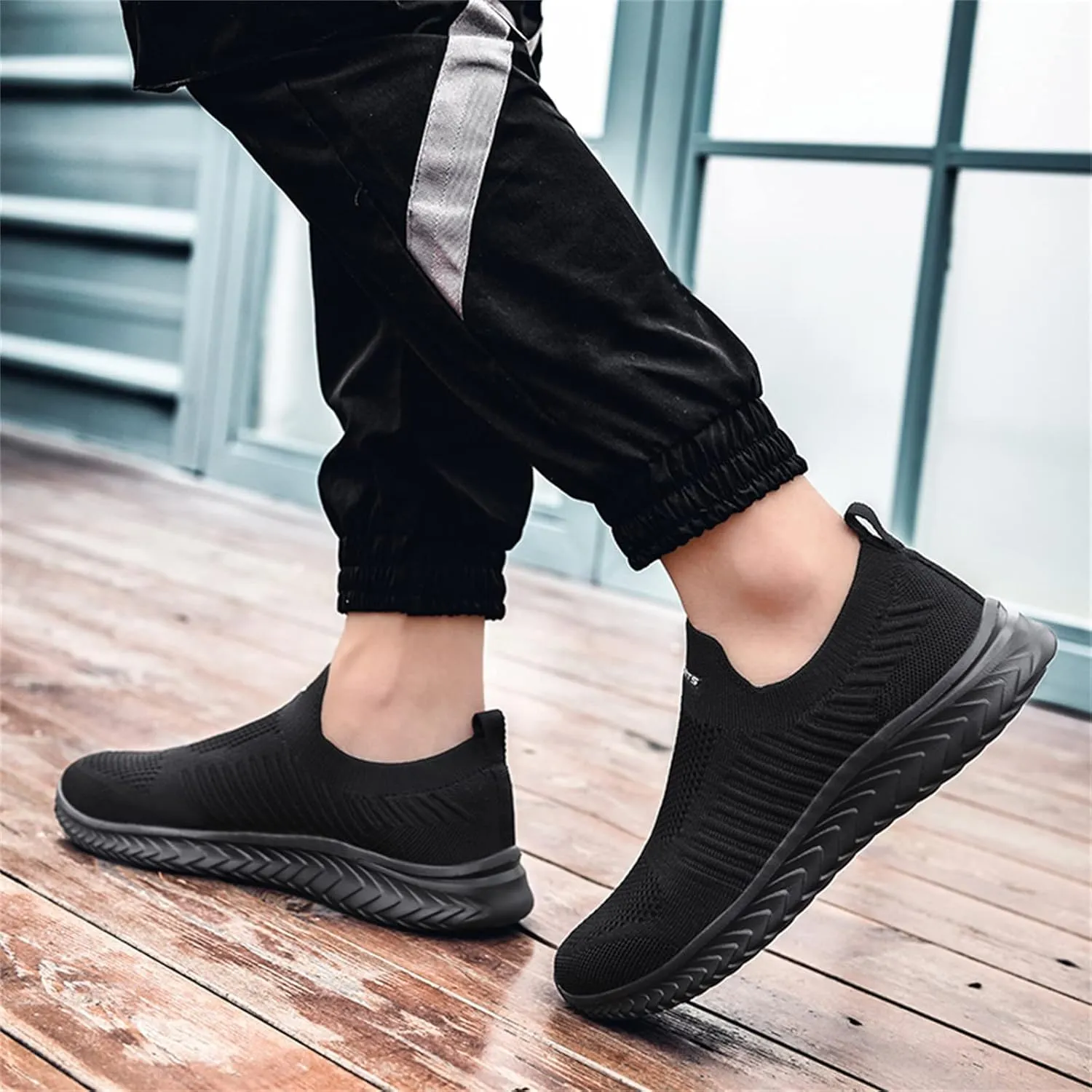 Womens Slip On Walking Shoes Non Slip Running Shoes Mens Tennis Shoes Winter Casual Tennis Shoes Platform Sneakers White Tennis Shoe Trainers Shoe